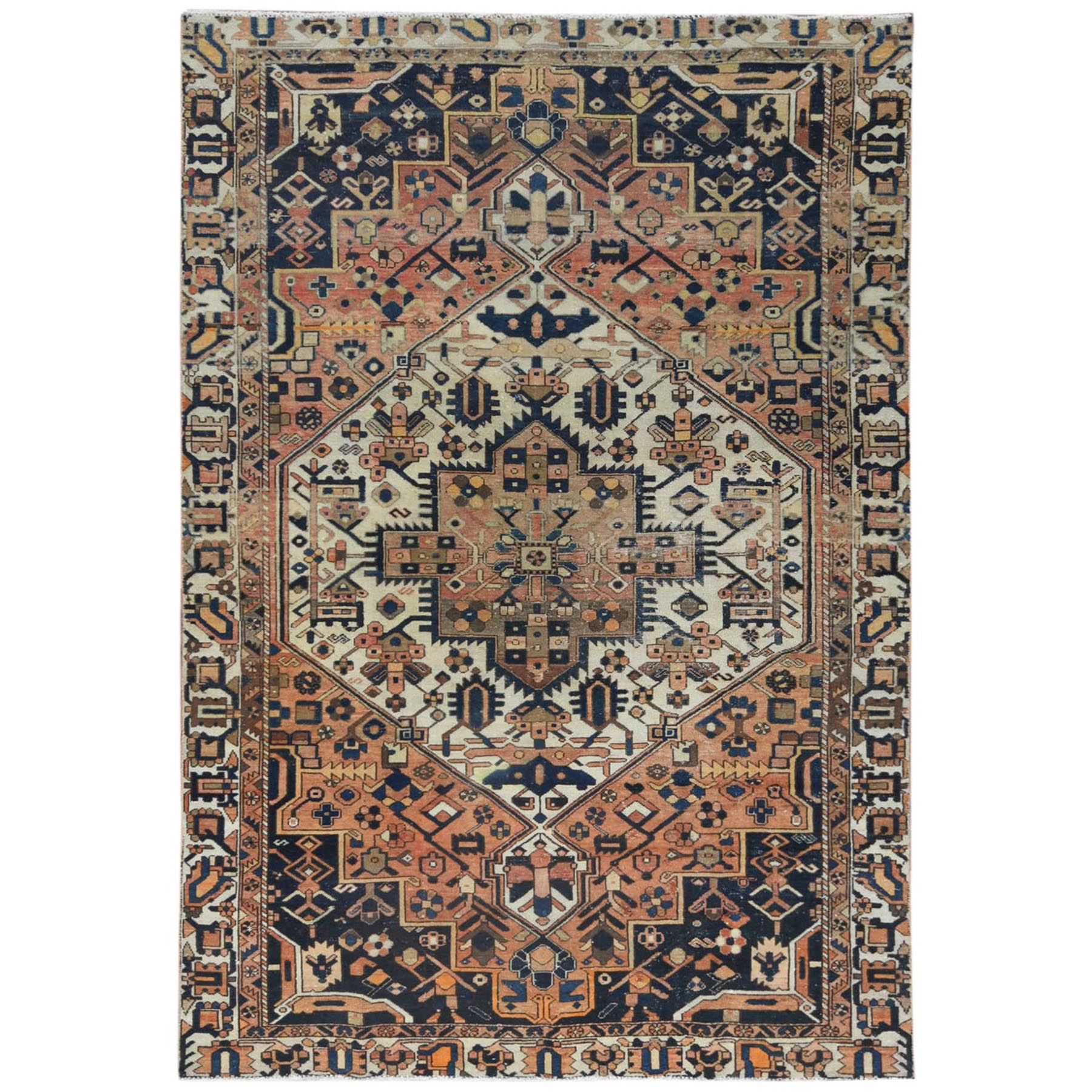 Overdyed & Vintage Rugs LUV557343